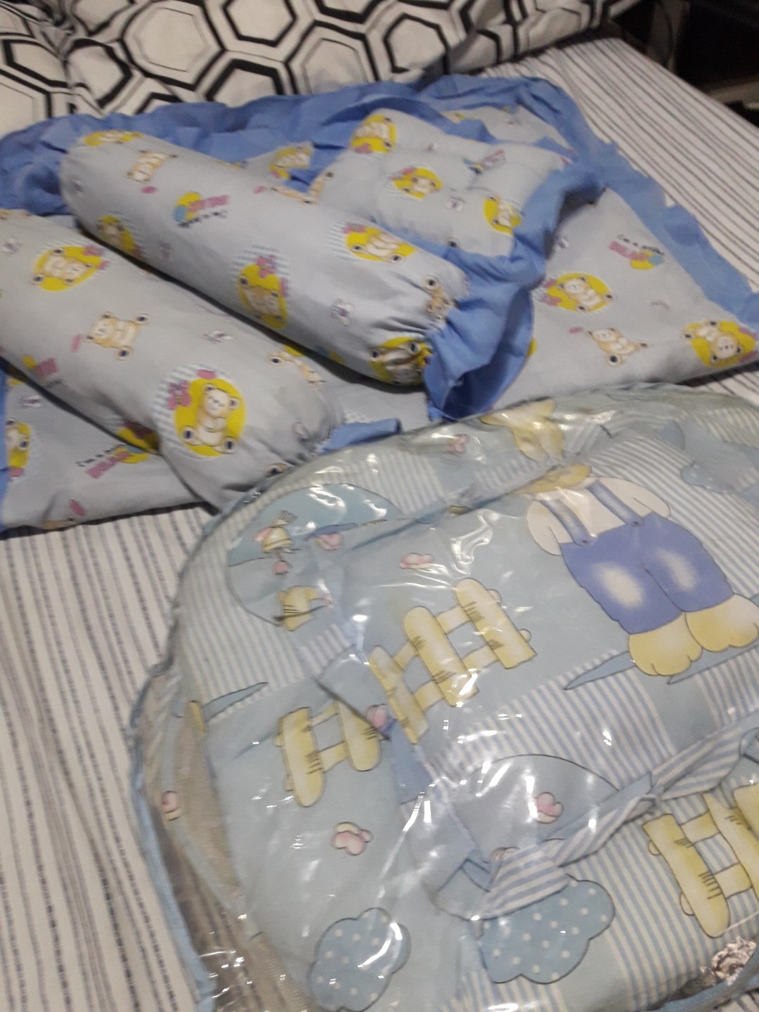 Take All Baby Comforter Set And Baby Net Bed For Boys Babies Kids Cots Cribs On Carousell
