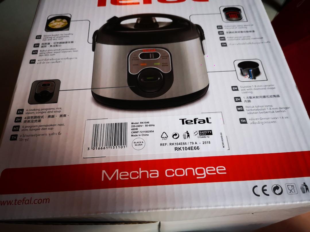 Tefal Mecha Congee Rice Cooker, TV & Home Appliances, Kitchen