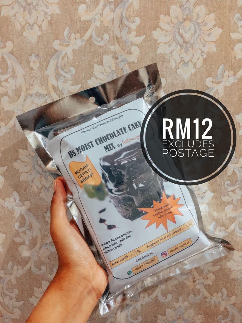 Tepung Kek Coklat Lembab Kukusbakar Food Drinks Baked