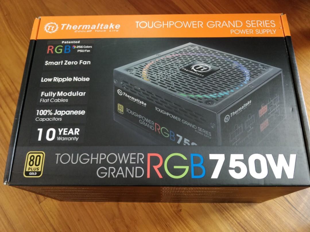 Thermaltake Toughpower Grand Rgb 750w Electronics Computer Parts Accessories On Carousell