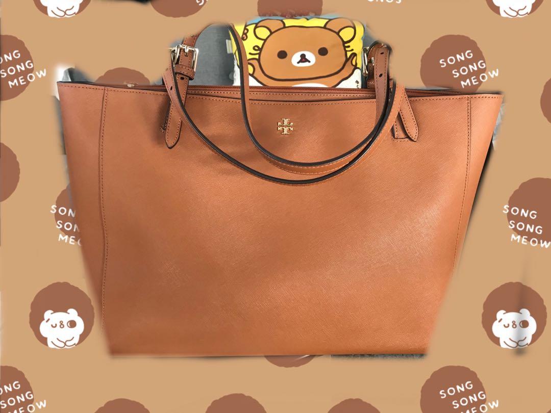 tory burch tan tote