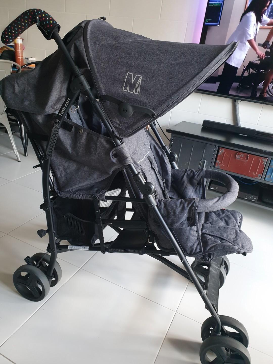 umbrella fold double stroller