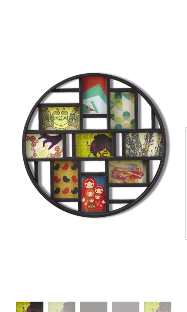 Umbra Luna Nine Section Opening Collage Frame Wall Decor