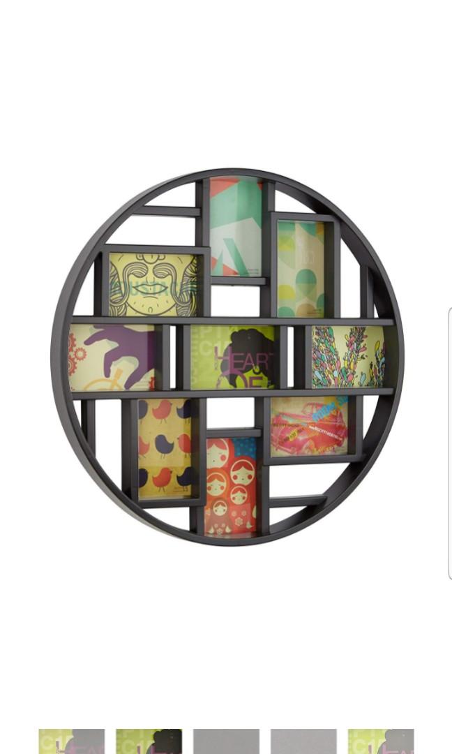 Umbra Luna Nine Section Opening Collage Frame Wall Decor