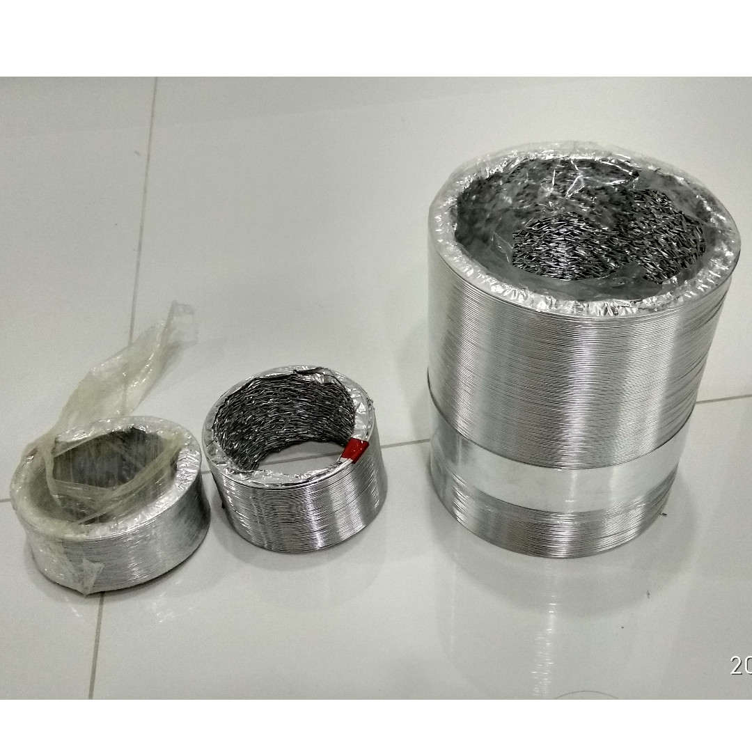 6" & 4" Aluminium Cooker Hood Ducting Flexible Hose Kitchen UNUSED & EXCELLENT Condition, TV