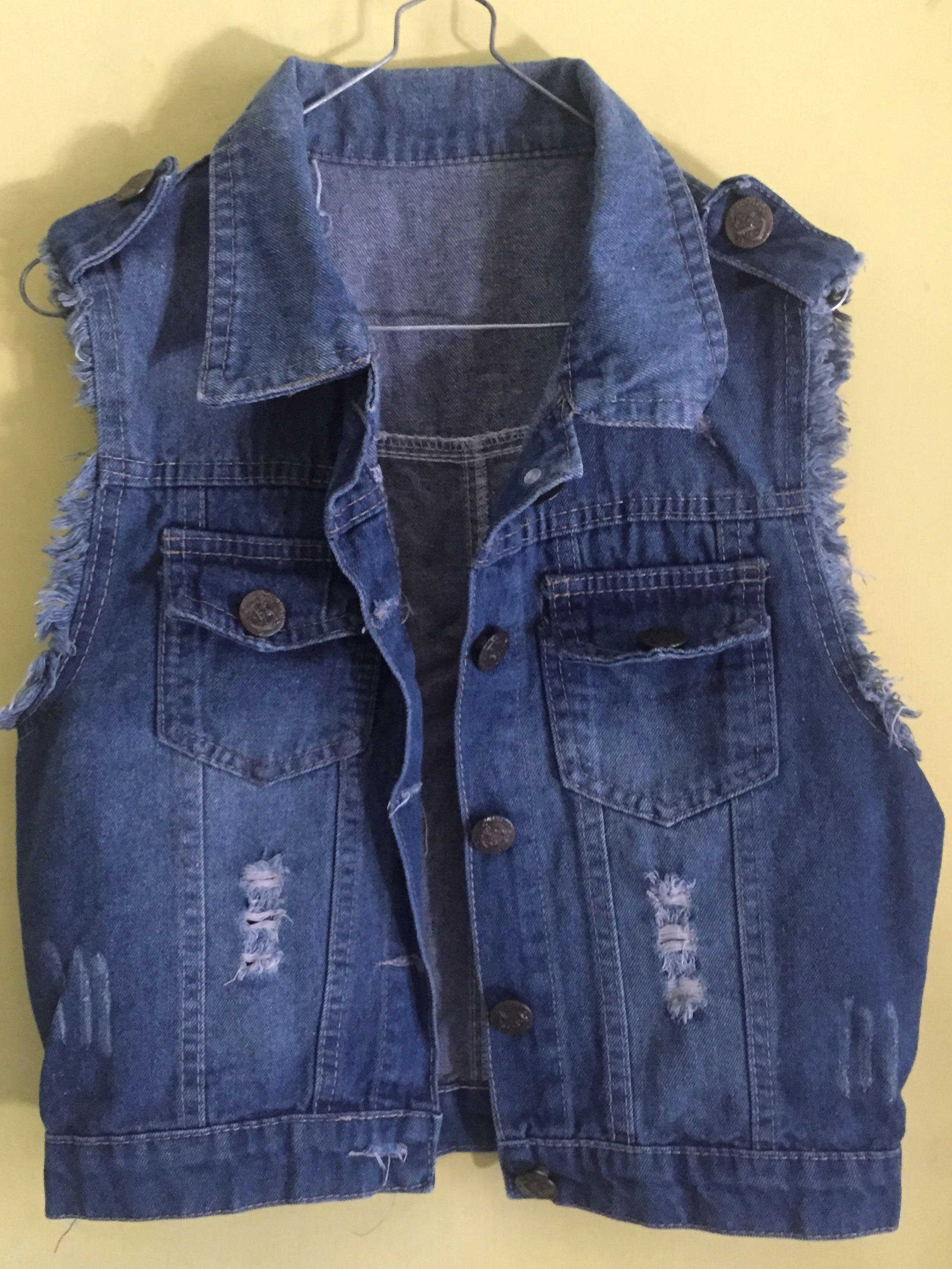 VEST ROMPI JEANS WANITA Fesyen Wanita Pakaian Wanita Baju