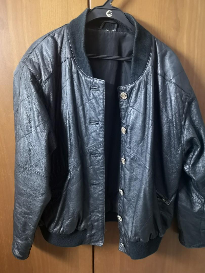 Genuine leather bomber jackets shop