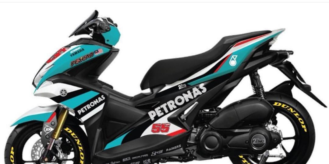 Yamaha Aerox Petronas Decal Not Coverset Motorcycles Motorcycle Accessories On Carousell