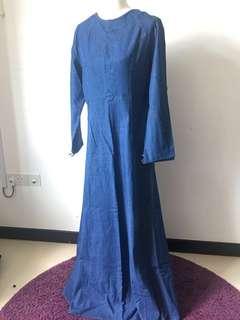 POPLOOK Denim Long Dress XXL