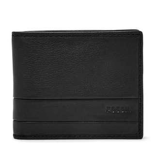 Bnew Authentic FOSSIL lufkin bifold leather Mens Wallet