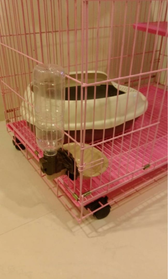 双层猫笼 含整组猫具 双层宠物笼