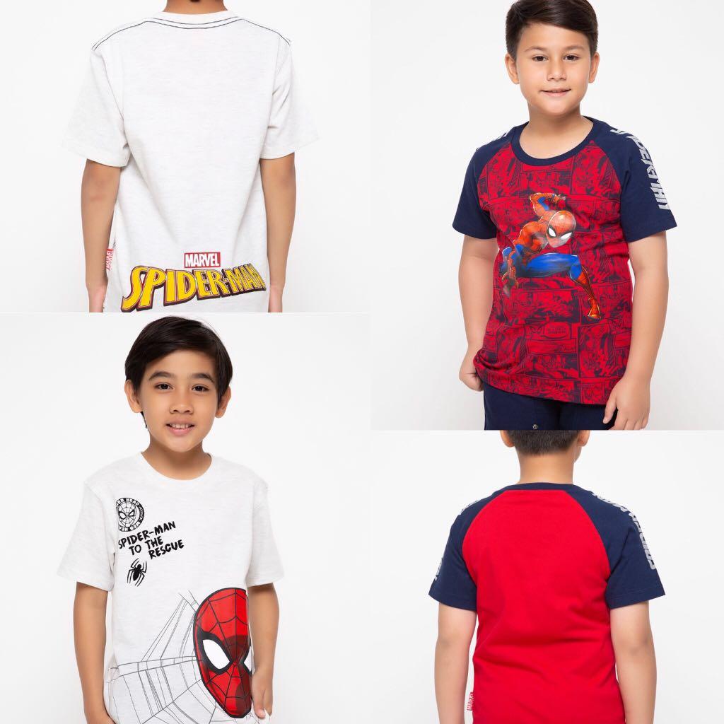Limited Stocks Kids Marvel Spiderman Avengers Tshirt Men S
