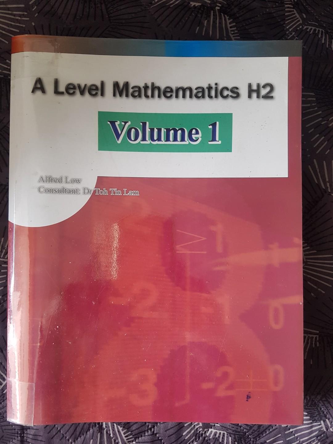 A level Math H2 (Category: Assessment Books) located in Singapore. Submitted by bimba (Listing ID 217040366, Image 1). Description: Volume 1.