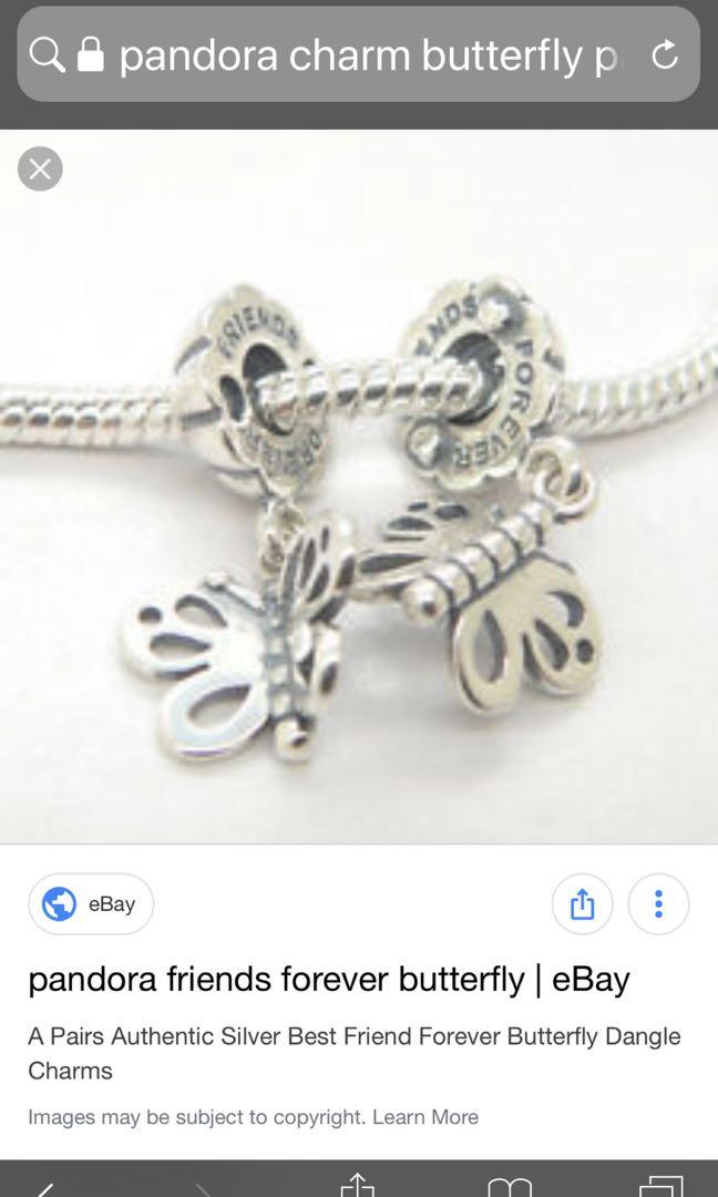 pandora charm best friend butterfly pandora charm best friend butterfly