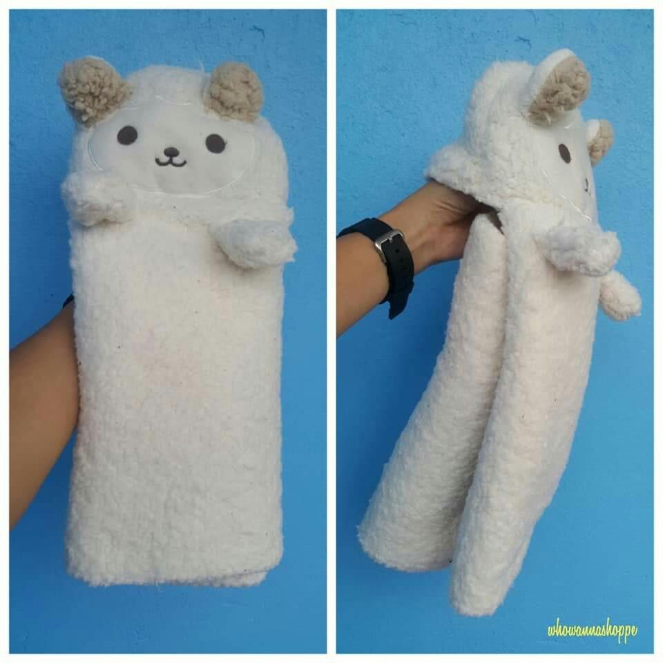 Baby Stuff Bundle (Category: Other Baby Bathing & Changing Needs) located in Mabalacat. Submitted by whowannashoppe (Listing ID 217068364, Image 3). Description: Baby Stuff Set 🏷 P300 (set) (1 pc hoodie blanket and 1 pc bear plush) ✔ new ✔ last price posted. ❌ no haggling. ▪ cross-posted. PM for availability. Location: Pampanga Courier: JRS Express MOP: Cebuana, LBC Express, Palawan Express, M. Lhuillier.