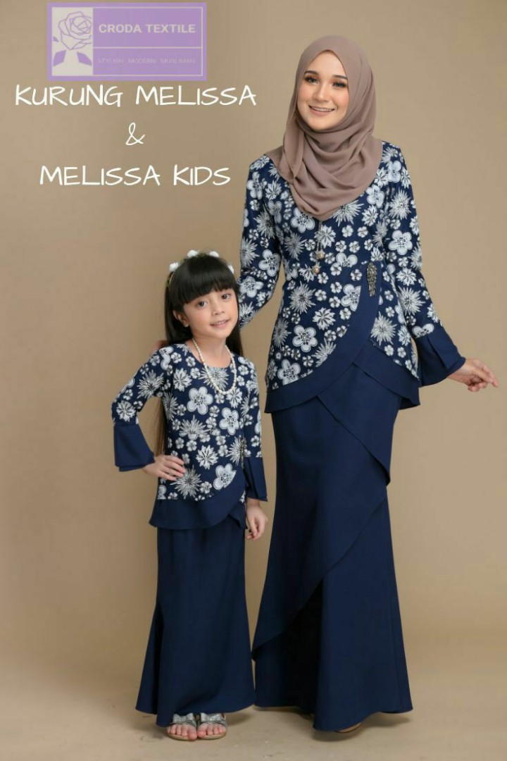 Kurung Melissa Baju Raya 2019 Muslimah Fashion Two Piece On Carousell