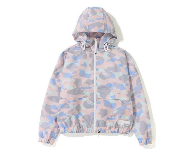 Bape ladies pastel multi camo wide cropped jacket Women s Fashion Coats Jackets and Outerwear on Carousell