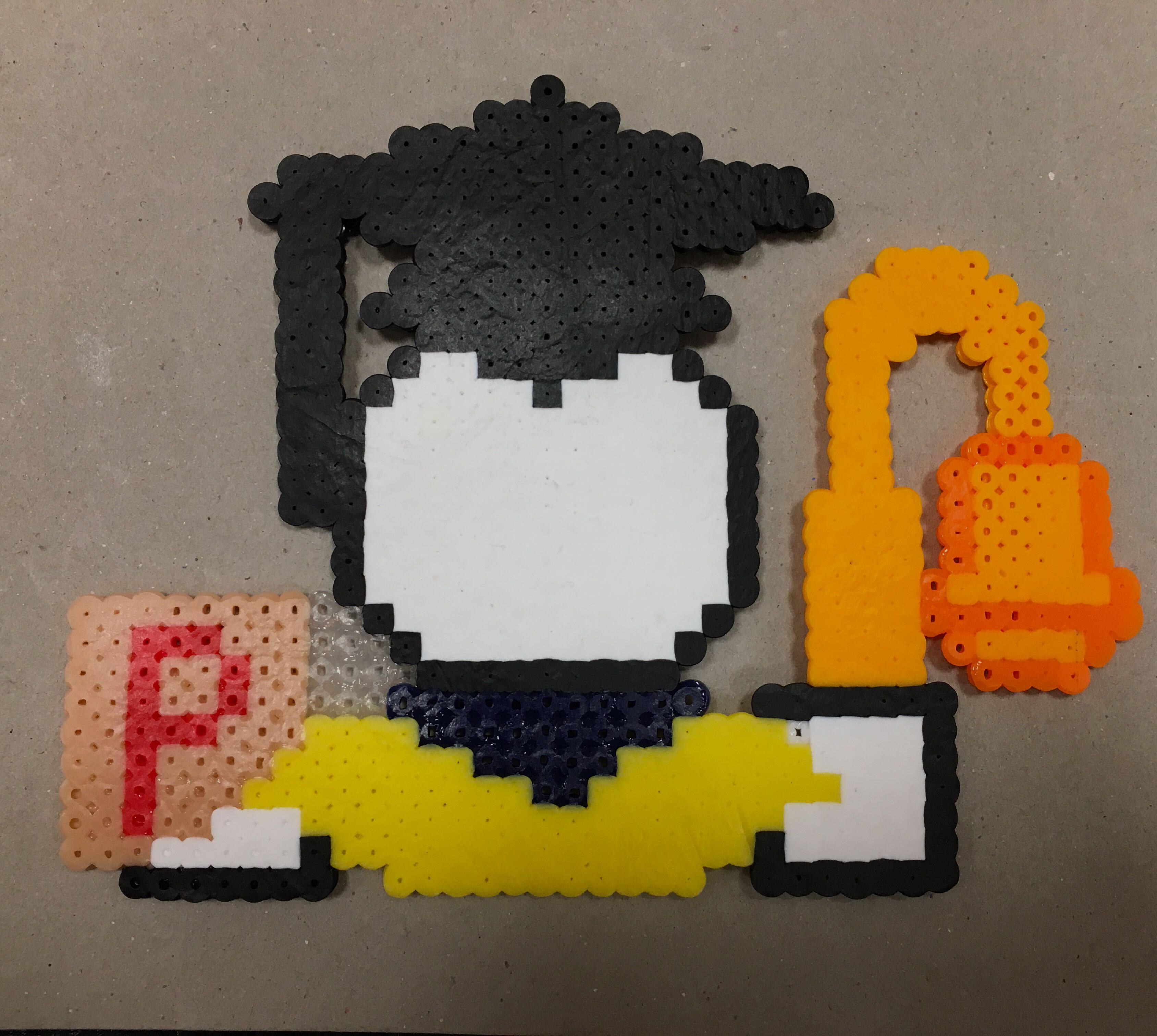 Bell Curve God Hama Bead, Hobbies & Toys, Stationery & Craft, Handmade ...