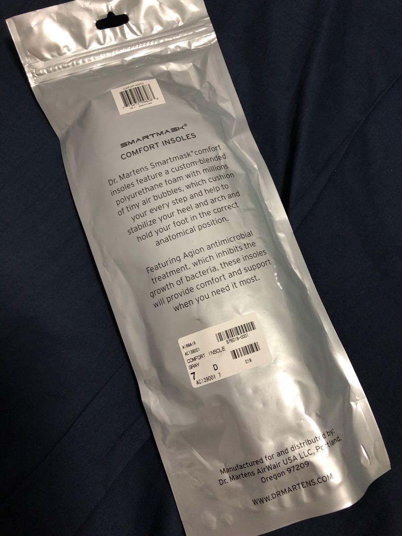 BNIB Dr martens smartmask comfort insoles air wair uk7 us8 eur41