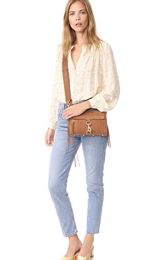 Rebecca minkoff top mini mac almond