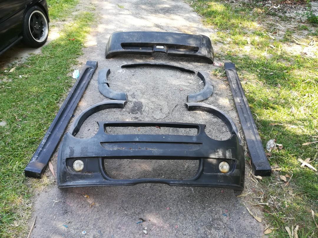 Bodykit untuk kancil lampu bulat 2004 mini cooper design .INI