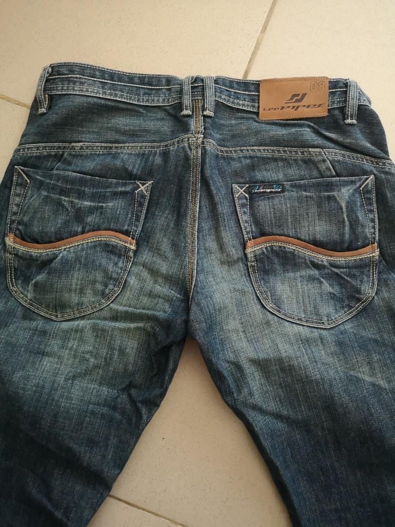 Brand new authentic Lee Pipes jeans size 32, Men's Fashion, Bottoms ...