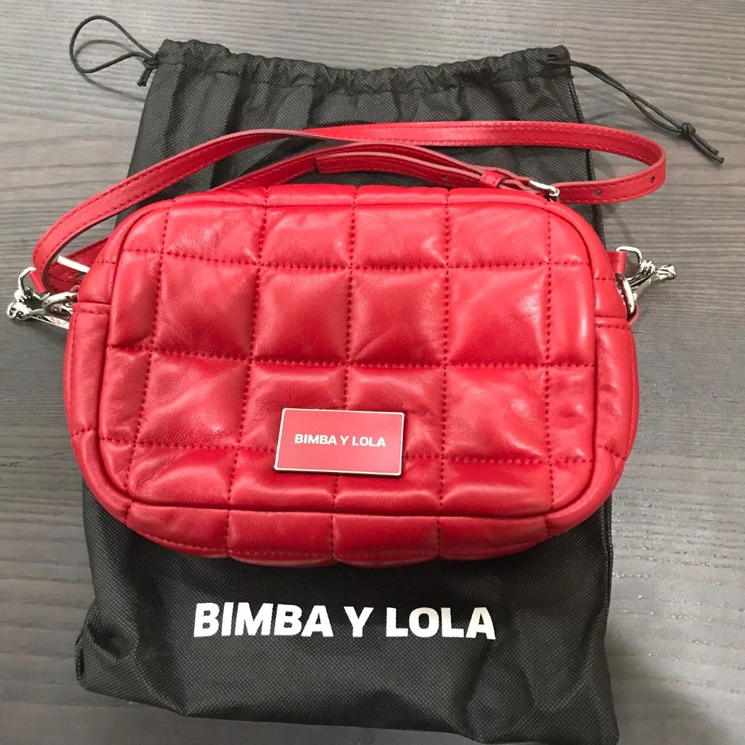 Brand New Bimba Y Lola Cross Body Bag Red Women S Fashion