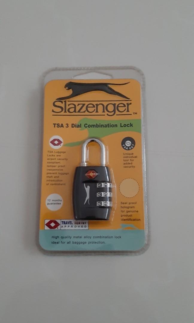 Slazenger luggage lock sale