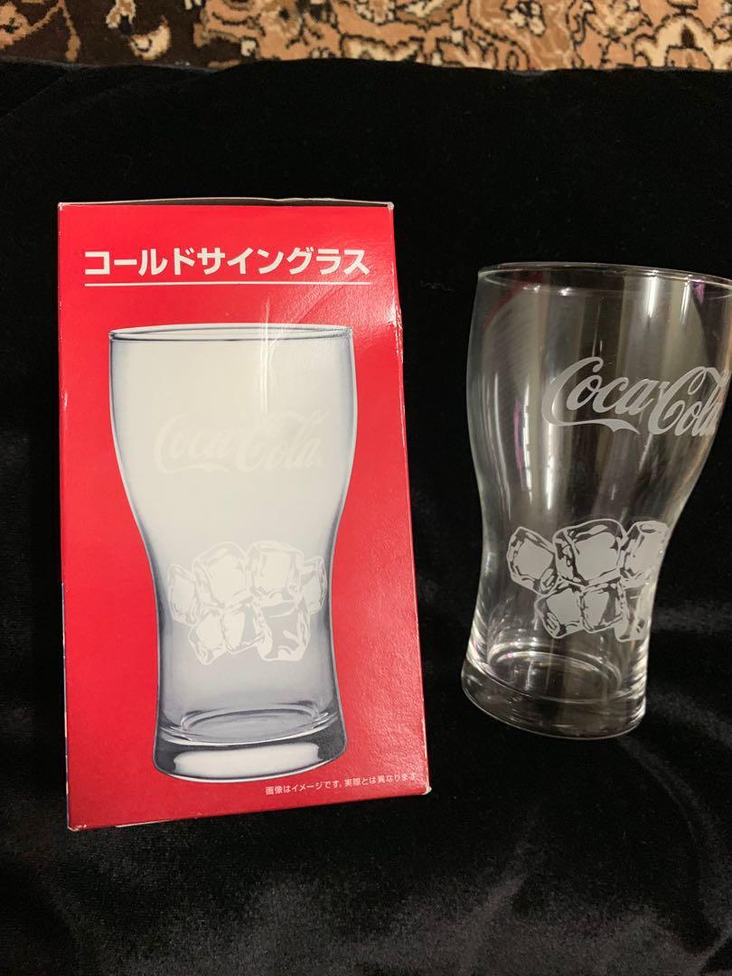 Cocacola color changing glass, Furniture & Home Living, Home Decor