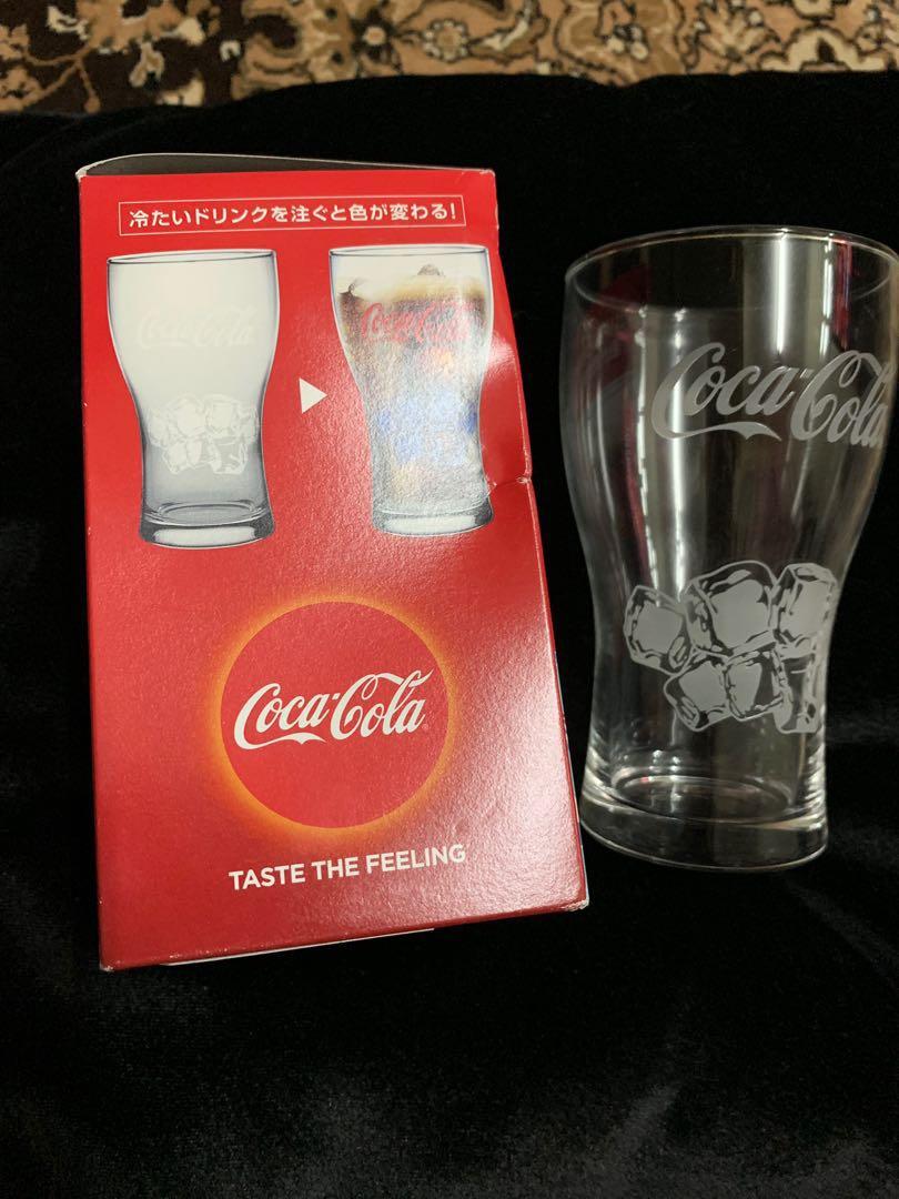 Cocacola color changing glass, Furniture & Home Living, Home Decor