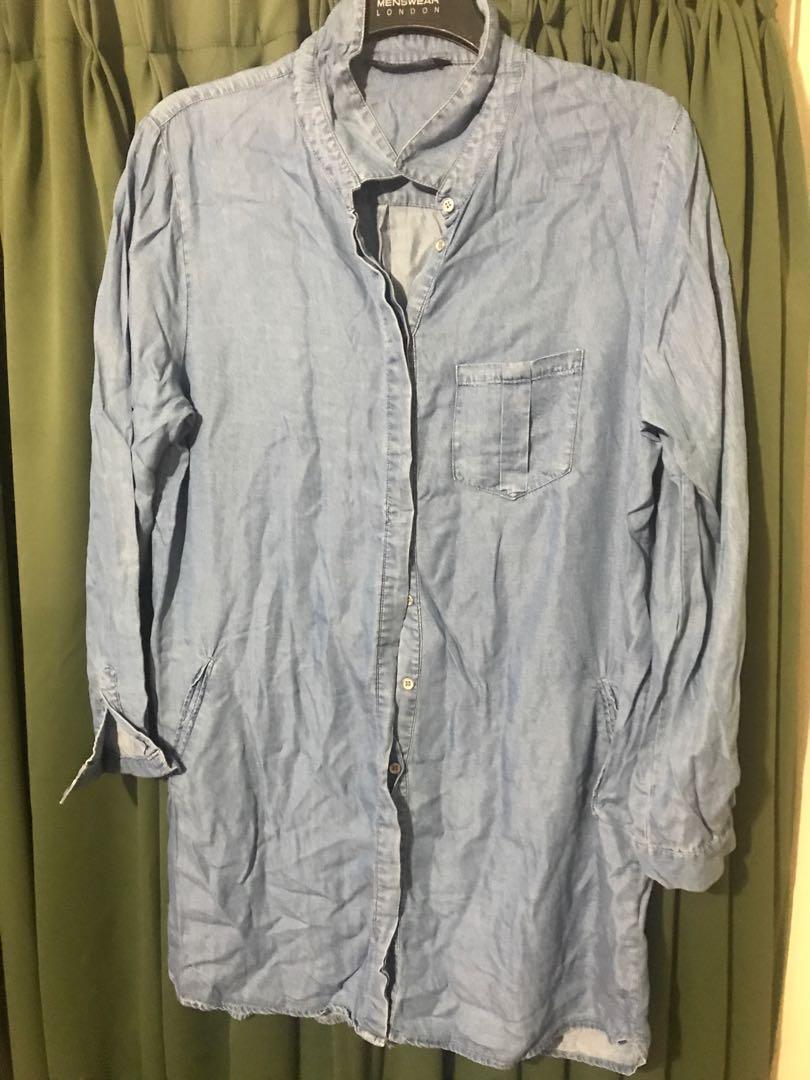 Cotton On Denim Dress (Category: Dresses) located in Pasig City. Submitted by aling_heidi (Listing ID 217094602, Image 2). Description: for reference: am 5’5 and plus size figure (am size 40-42) payment: metrobank shipping : grab express or pickup to my residence in pasig will give discount to those who will buy in lot.