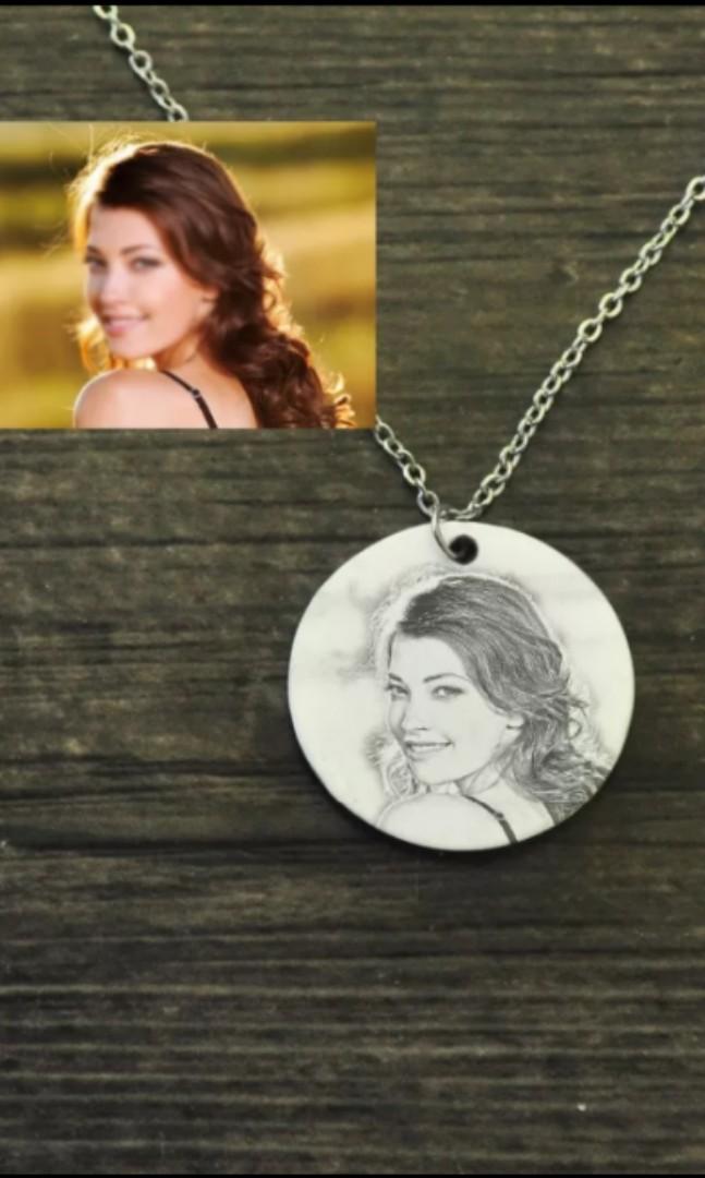 Customized couple necklace shop
