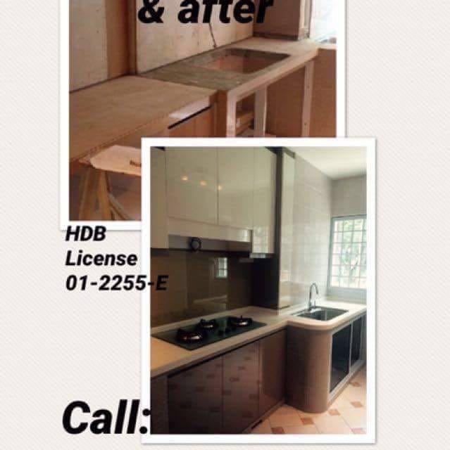 Direct Factory Kitchen Cabinet Replace Kitchen Work Top Cabinet Door Replace Replace Furniture Others On Carousell