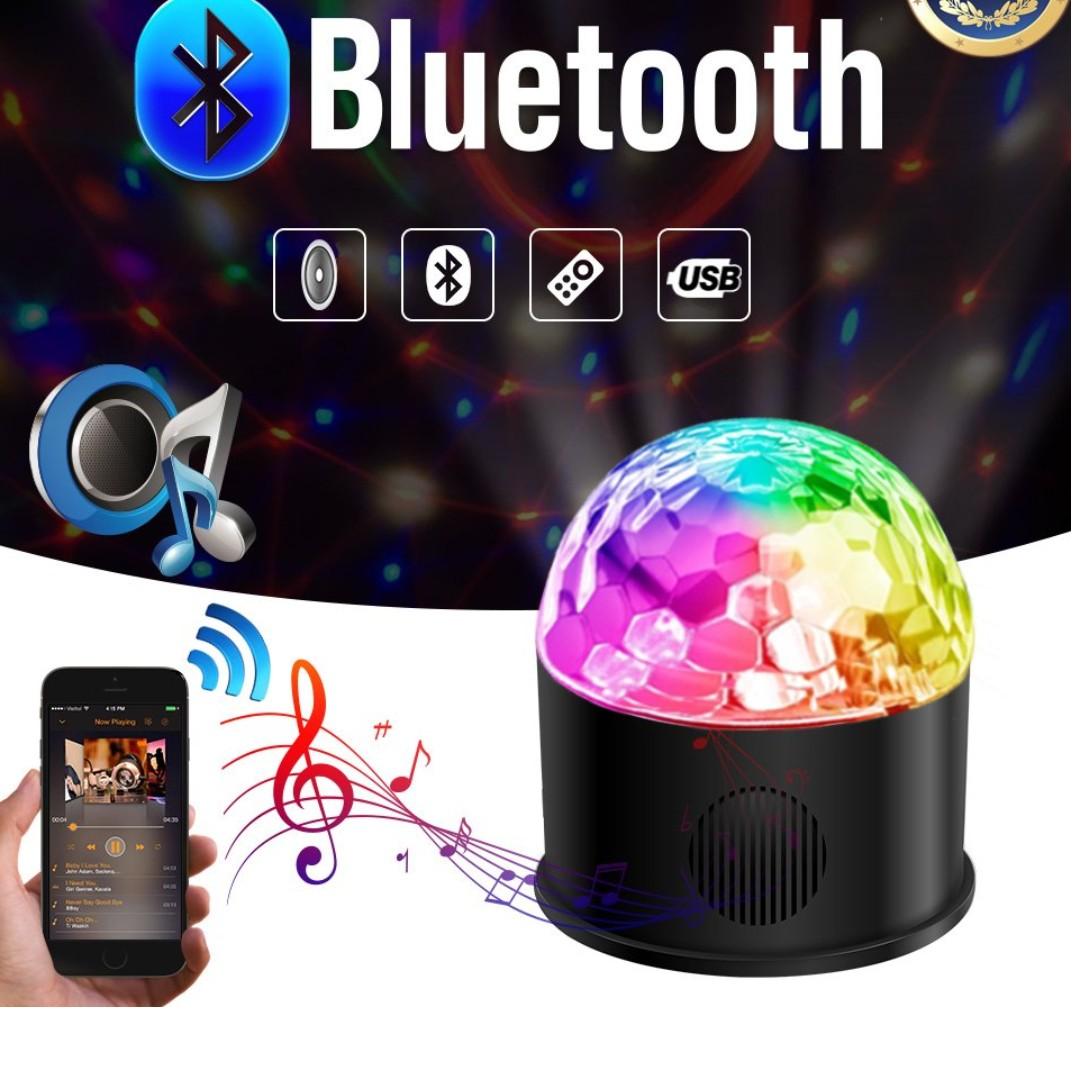 bluetooth speaker strobe light