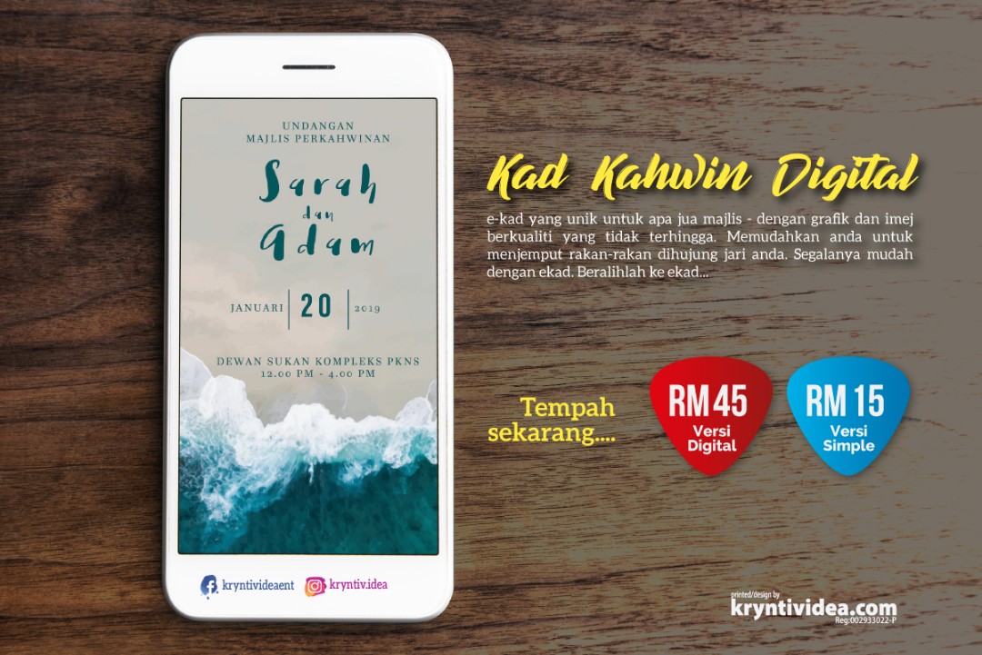 Ekad Kad Kahwin Digital Design Craft Others On Carousell