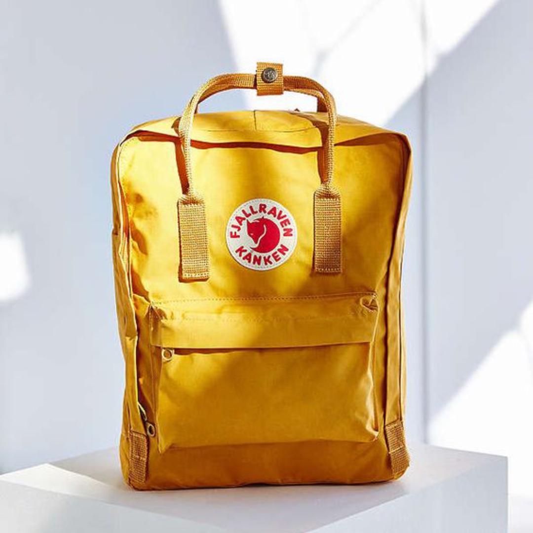 fjallraven kanken ochre