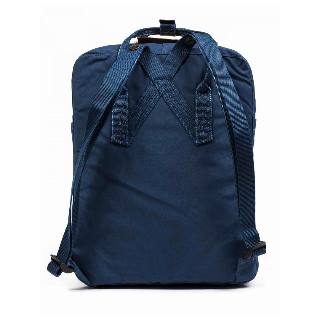 fjallraven kanken in royal blue pinstripe Women s Fashion Bags Wallets Backpacks on Carousell