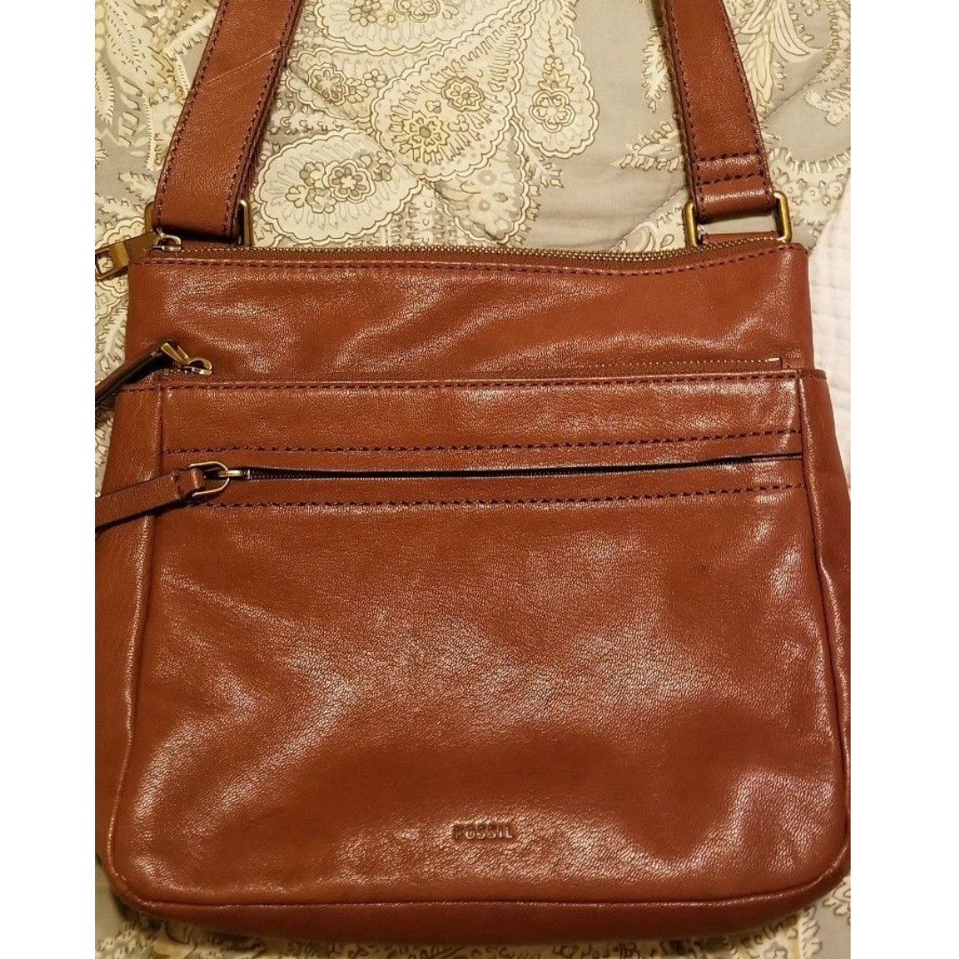 Fossil corey leather crossbody bag online