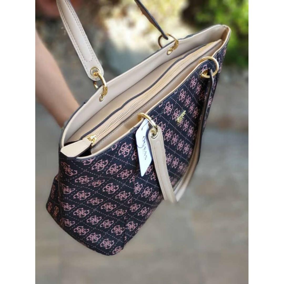 Guess kamryn q logo tote shop