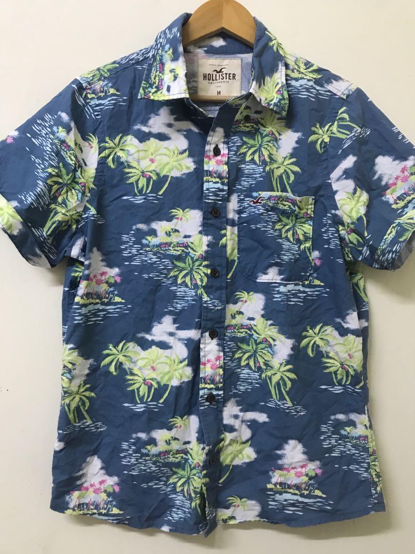 Hollister outlet hawaiian shirts