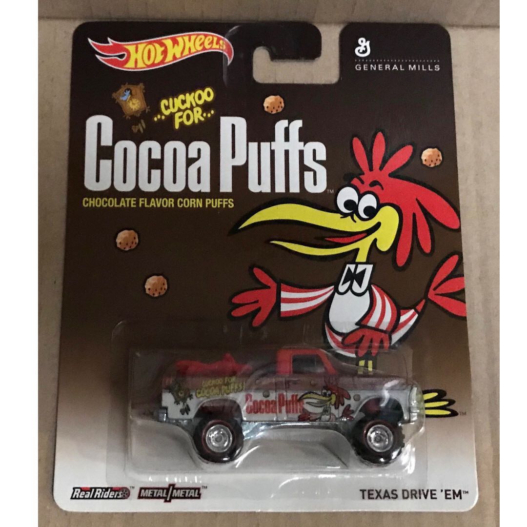 Hot Wheels General Mills Cocoa Puffs Texas Drive Em., Hobbies & Toys
