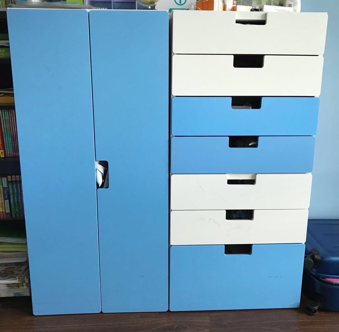 Ikea Children S Wardrobe And Chest Of Drawers Furniture Shelves