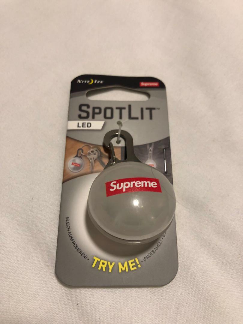 supreme spotlight keychain