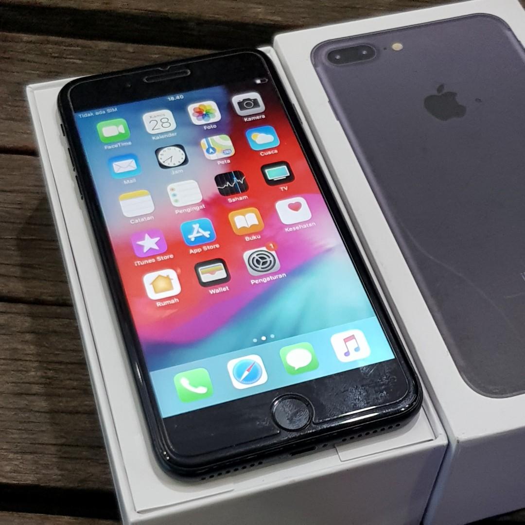 Iphone 7 Plus 256gb Blackmatte Fullset Lengkap Telepon Seluler Tablet Iphone Iphone 7 Series Di Carousell