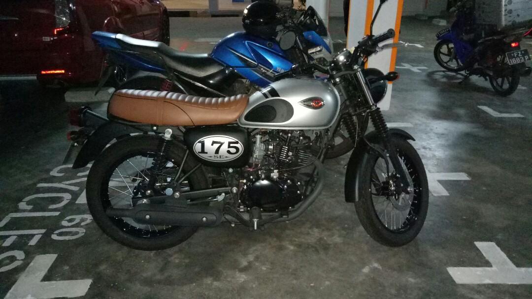 Kawasaki W175 cafe racer- 2B motorcycle, Motorcycles, for Sale, Class 2B on