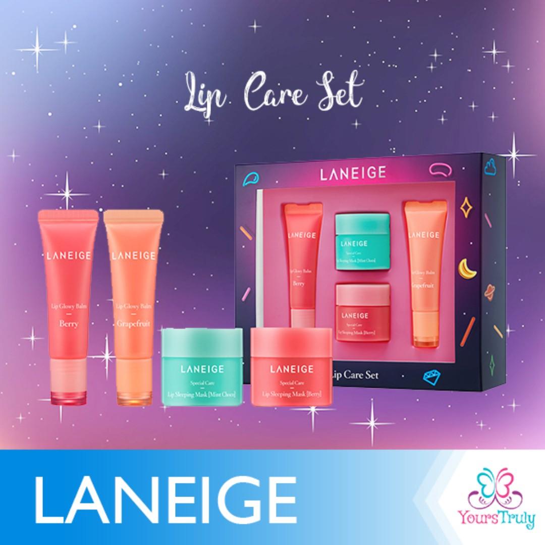 Laneige Holiday Edition Lip Care Set Health Beauty Face Skin Care On Carousell Get appropriate amount and spread evenly on your lips. carousell