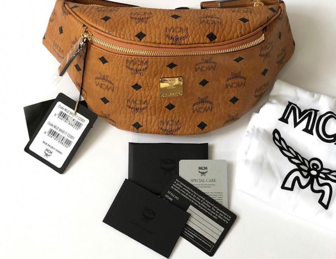 Mcm bum bag sale sale
