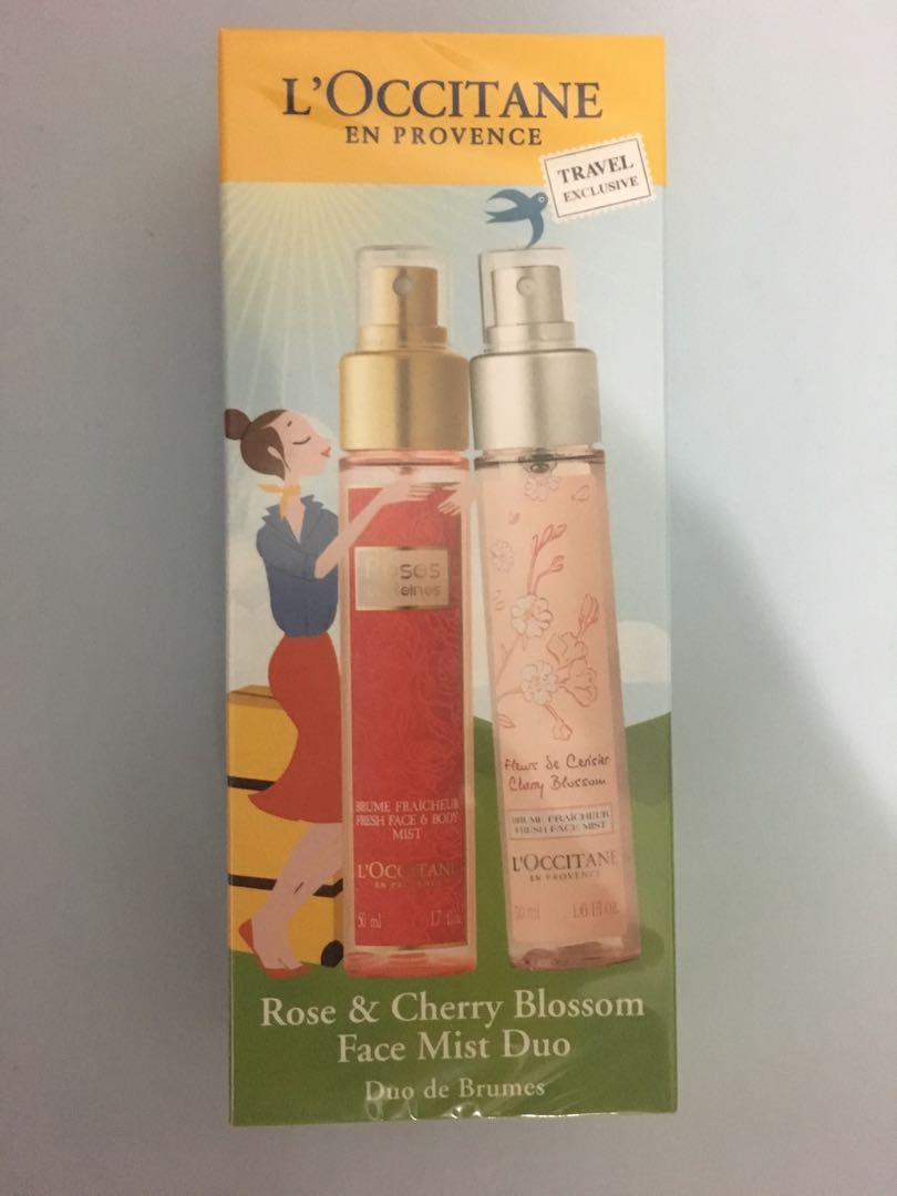 L’Occitane Face mist duo, 美容＆化妝品, 皮膚護理, 面部 面部護理 Carousell