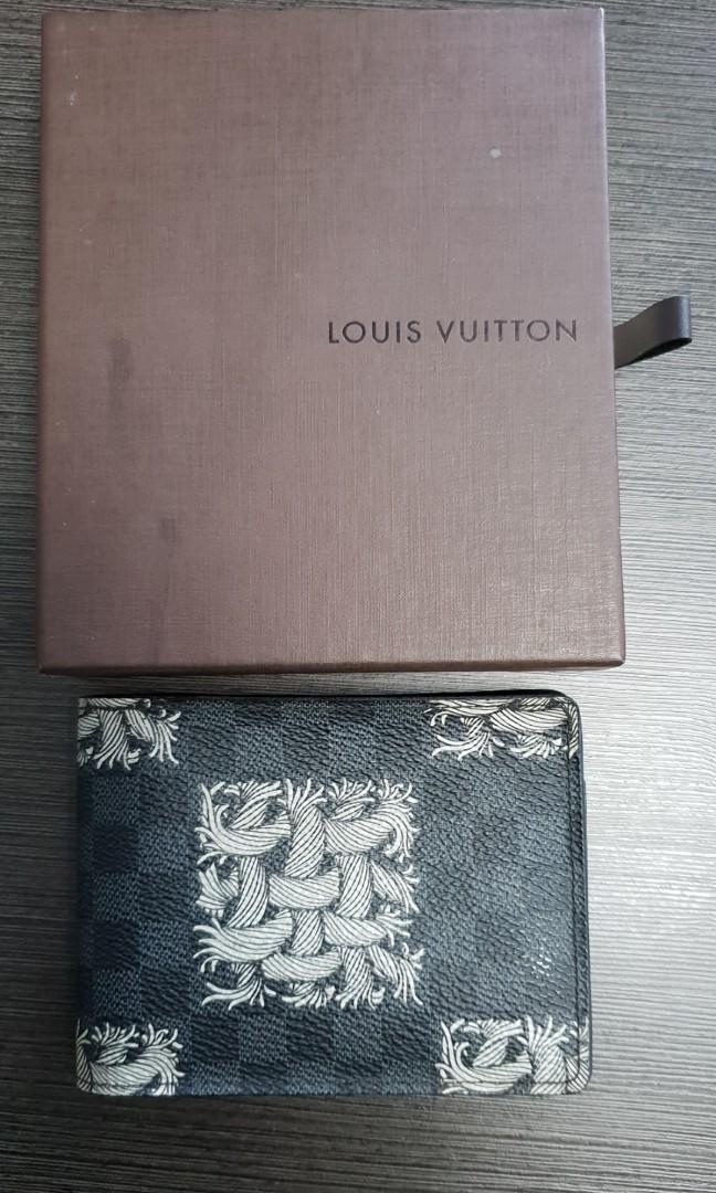Louis Vuitton Pocket Organizer Damier Graphite Christopher Nemeth  Black/Grey in Coated Canvas - IT