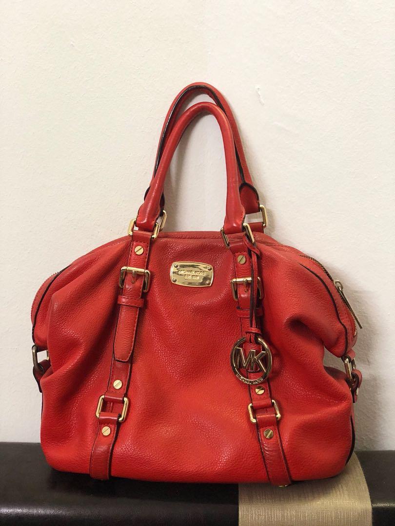 michael kors bowling satchel